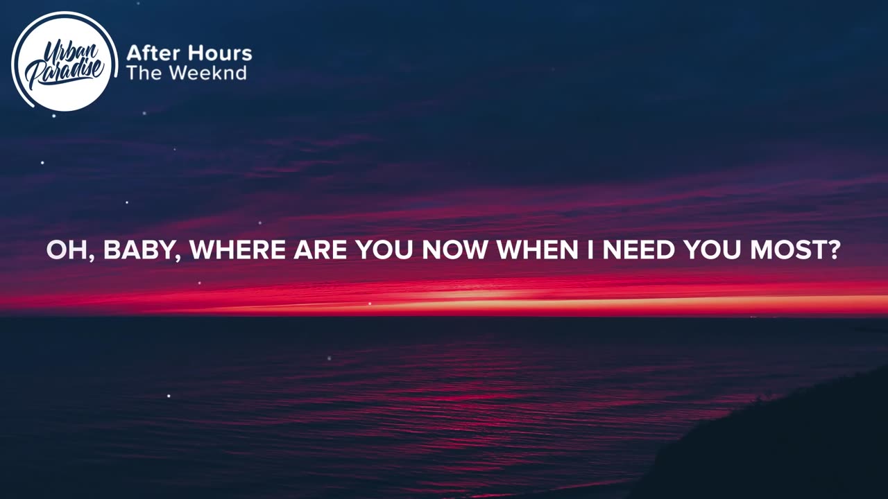 After hours - Weeknd