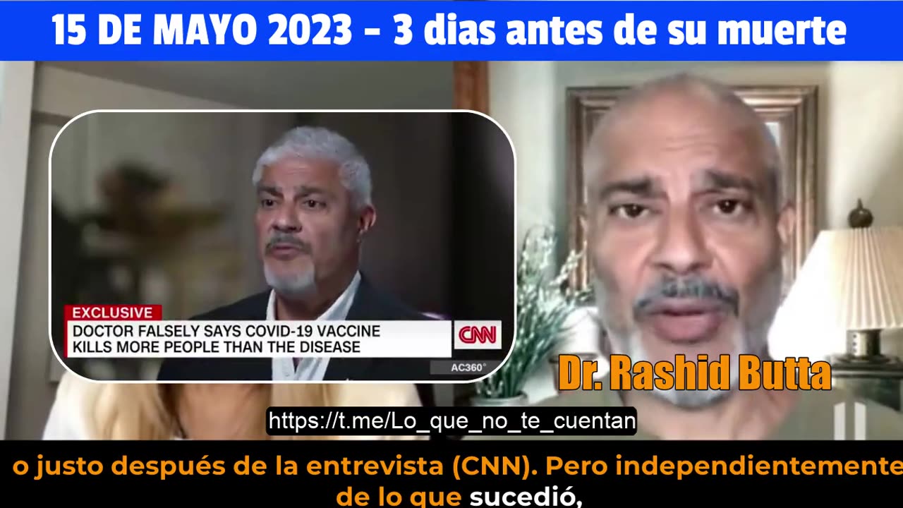 EL MENSAJE DEL DR. BUTTAR 3 DÍAS ANTES DE MORIR