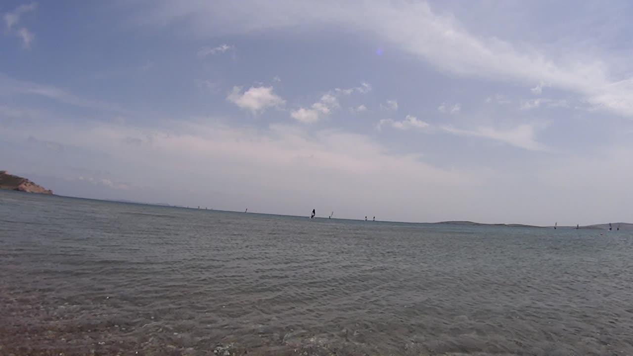 Wind Surfing @ Kouremenos Beach - Sitia (Part 1) {Natural Sound}