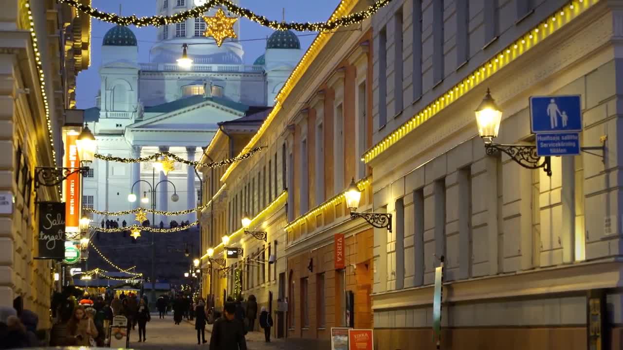 Christmas Finland 🇫🇮 {4K HD} 🎅🎄 _ Santa Claus Village - Christmas in Helsinki, Suomen joulukiertue