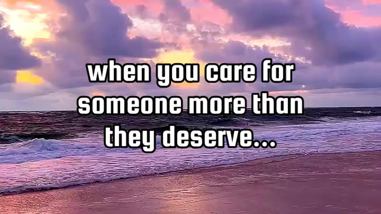 when you care for someone more than they deserve...#facts #psychology #lovefacts #usa