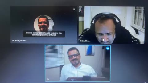 Dr Fredy Portillo y el Dr Pablo Sirna de Argentina