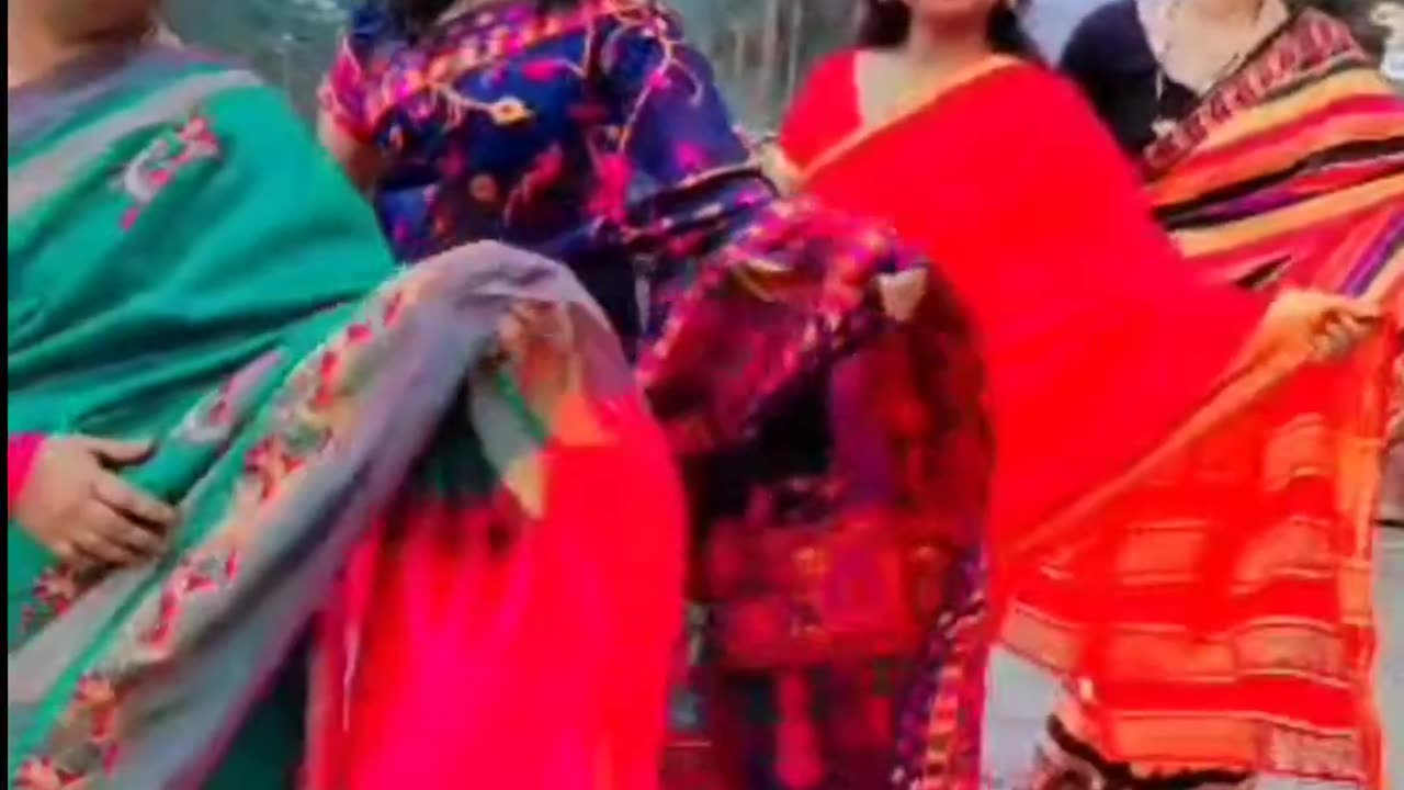 Pahadi girl with saree