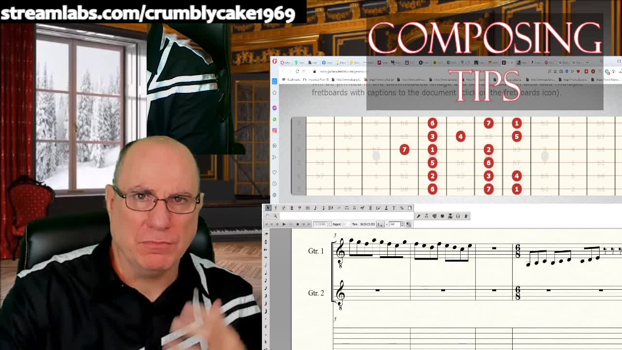 Composing for Classical Guitar Daily Tips: The 3 Step Process to the C Major Mode from the 5th fret!