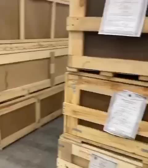 A Wearhouse Full of Russians in Crates