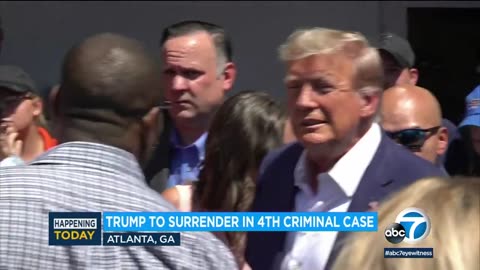 Trump set to surrender at Georgia jail on 2020 elections charge