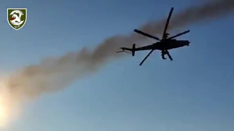 Incredible footage of the combat work of airborne aircraft