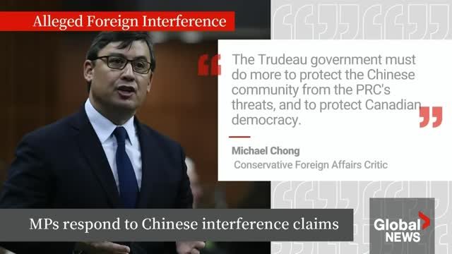 China says it has no interest in 'Canada's internal affairs'