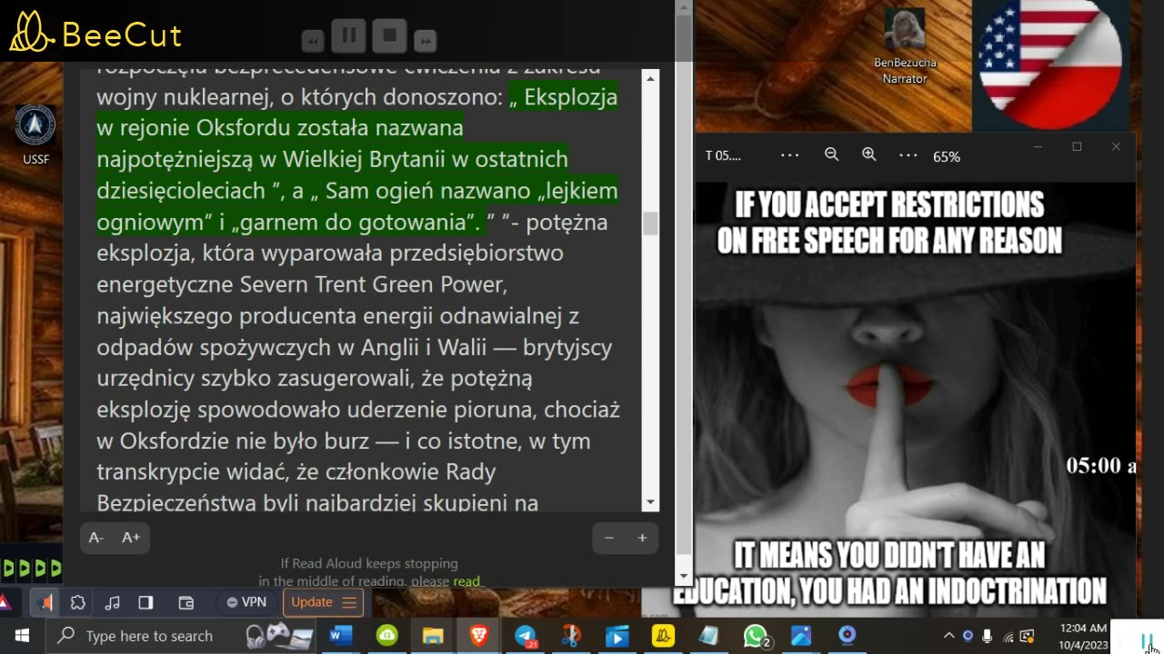 🔴Putin wchodzi do bunkra nuklearnego po potężnym wybuchu skał „ Niebo pulsowało ” nad Brytania