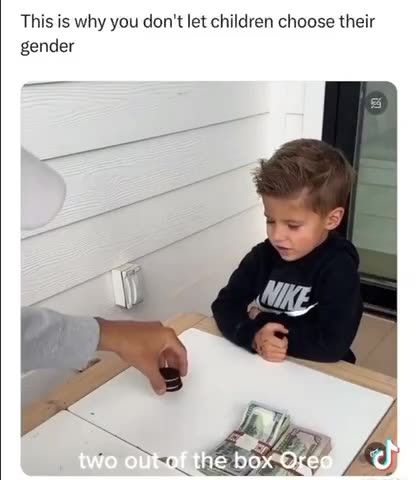 Why you dont let kids choose their gender