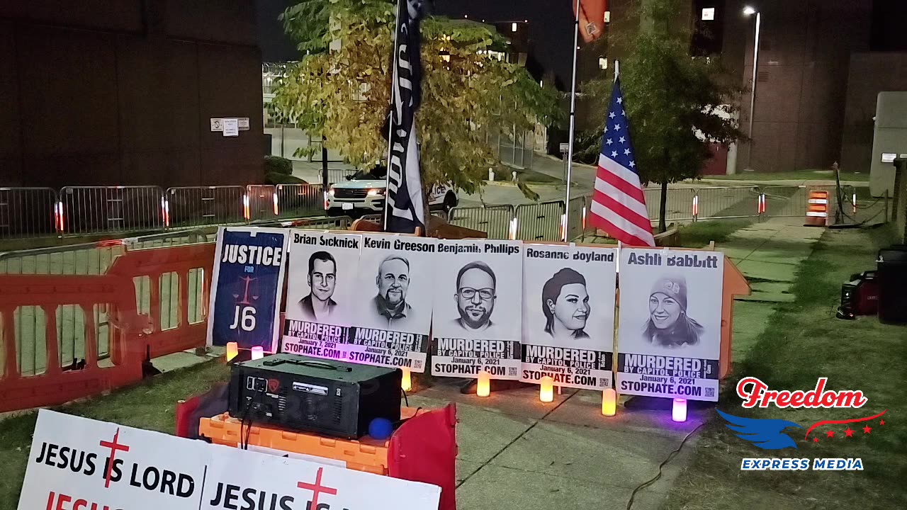 LIVE IN DC for the J6 Vigil to stand with the J6 Political Prisoners 10.27.23