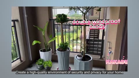 Professional double windproof outdoor blinds manufacturers