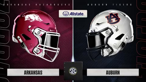 Arkansas vs Auburn - NCAA Football 9/21 | Full Game Highlights"