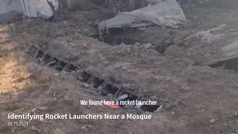 Hamas turned a mosque into a rocket-launching compound