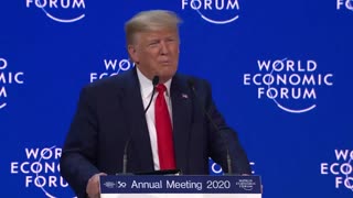 President Trump gives WEF speech 2020