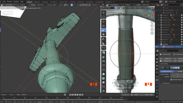 Blender Escultura He-man 22