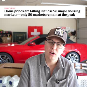 Home prices are falling