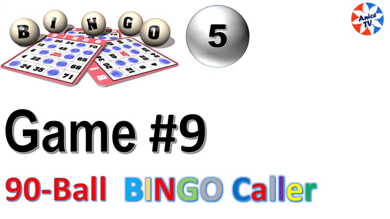 90-Ball Bingo Caller - Game#9 American English