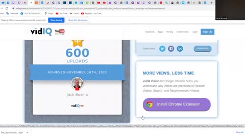 600 Uploads Achieved On The Jack Bosma YouTube Channel