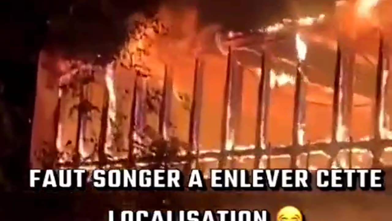 Another one of France's libraries is torched tonight...