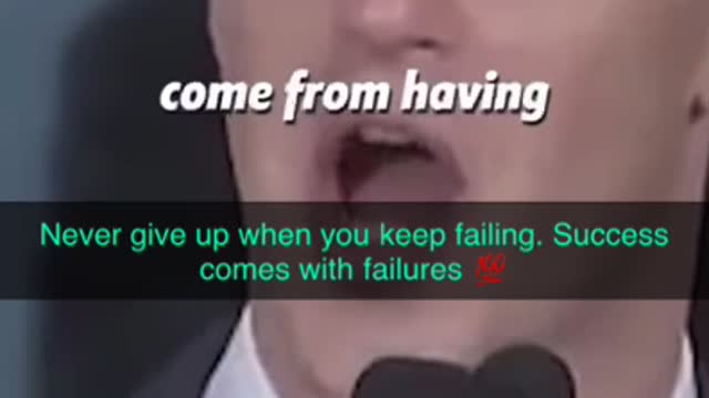 Motivational speech