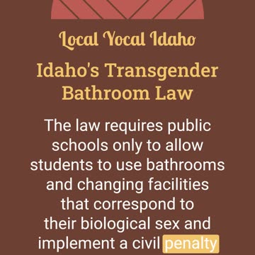 Idaho's Transgender Bathroom Law