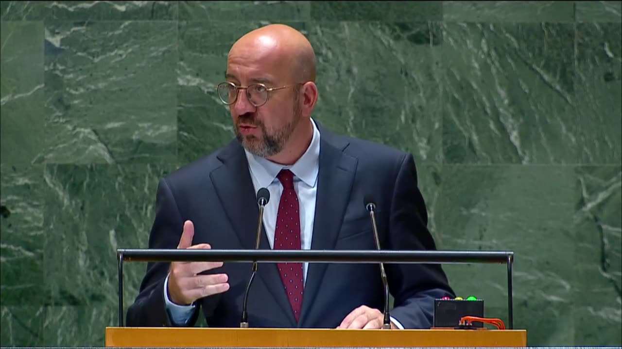 UN: European Union President of the European Council, Charles Michel Addresses UN General Debate, 79th Session - September 26, 2024