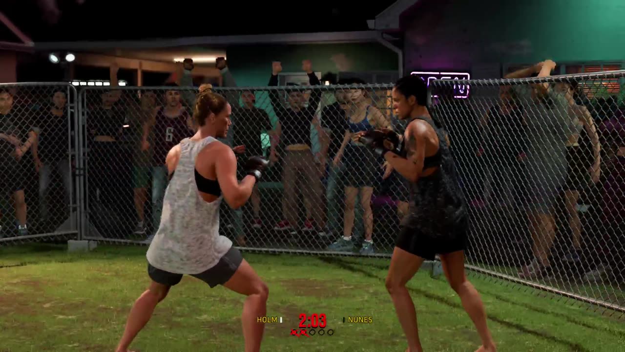 Holly Holm VS Amanda Nunes - Backyard Brawl - UFC 5 Gameplay