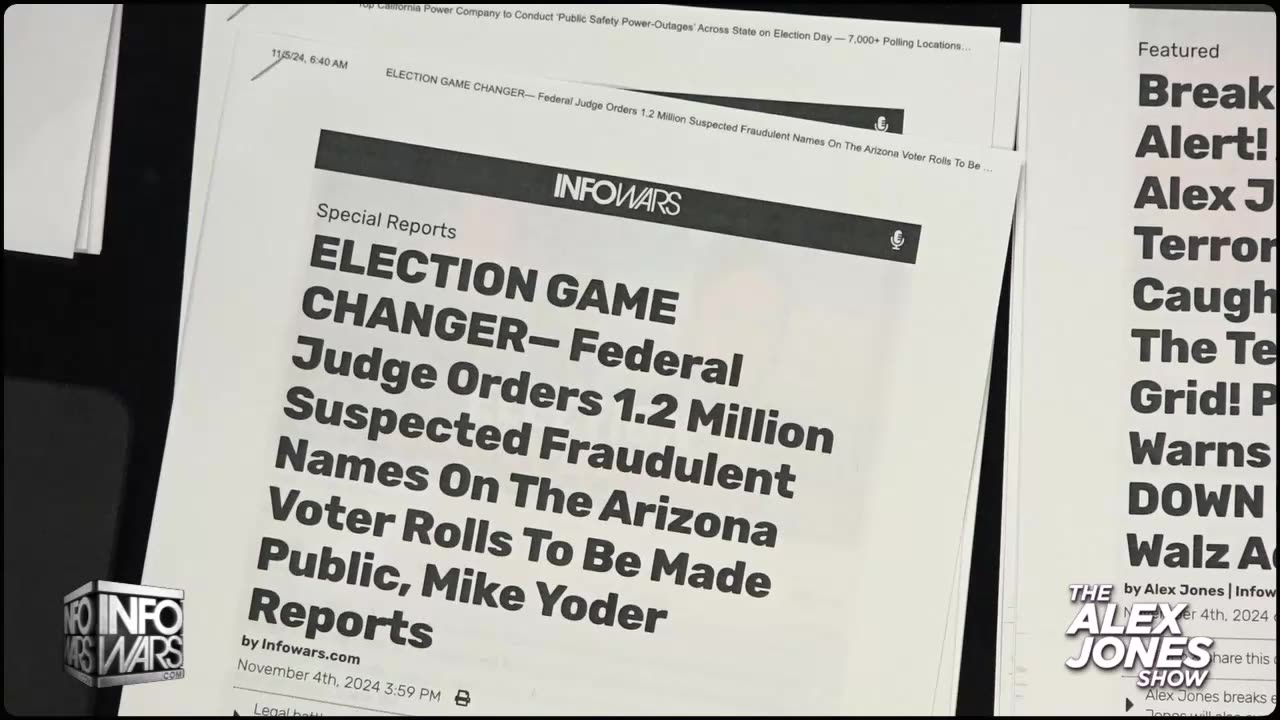 Alex Jones And Crew Breaks Down The 2024 Election