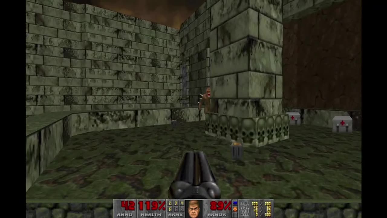 No Rest for the Living (Doom II mod) - Canyon of the Dead (level 3)