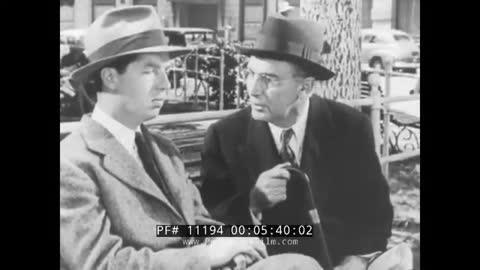 1943 WWII WAR DEPT. ANTI-FASCIST, ANTI-PREJUDICE FILM "DON'T BE A SUCKER" TOLERANCE 11194