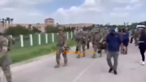 Reserve force gathering in Texas, towards the border #shorts #trending