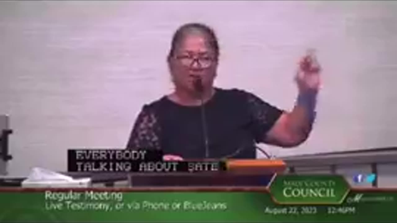 A Resident from Maui says "You got what you wanted"