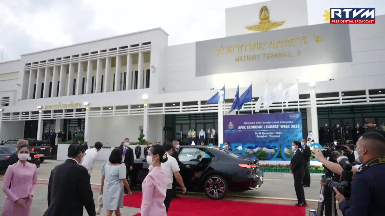 Arrival in Bangkok, Thailand for the 29th APEC Economic Leaders’ Meeting