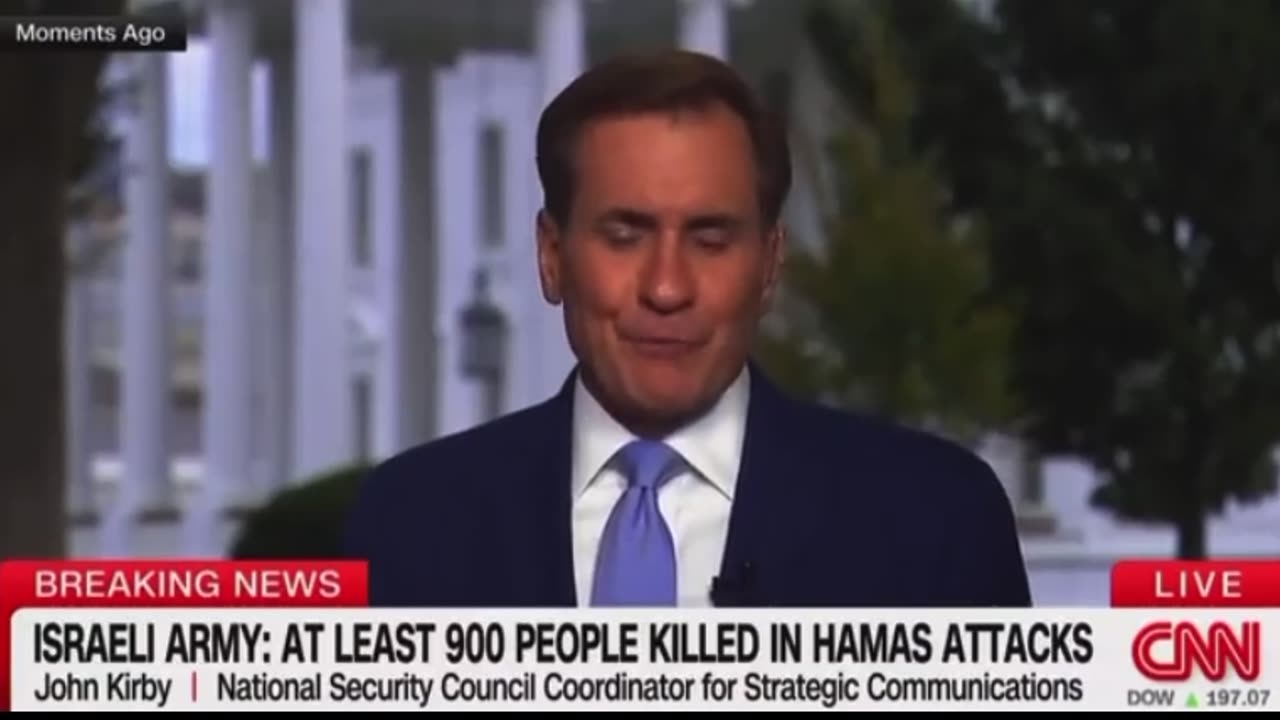 John Kirby gets “Emotional” over Israel - Caption this moment lol