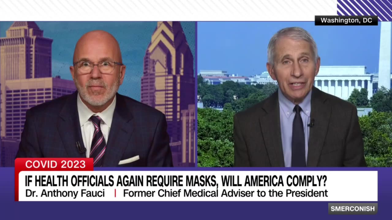 VERY IMPORTANT...CNN emphasizes that the mask has no effect on the spread of Covid.
