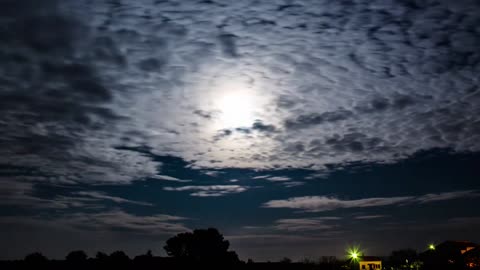 Time lapsa Night cloud