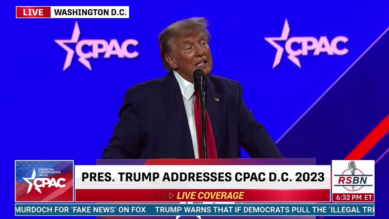 President Trump @CPAC: "I will prevent World War III"