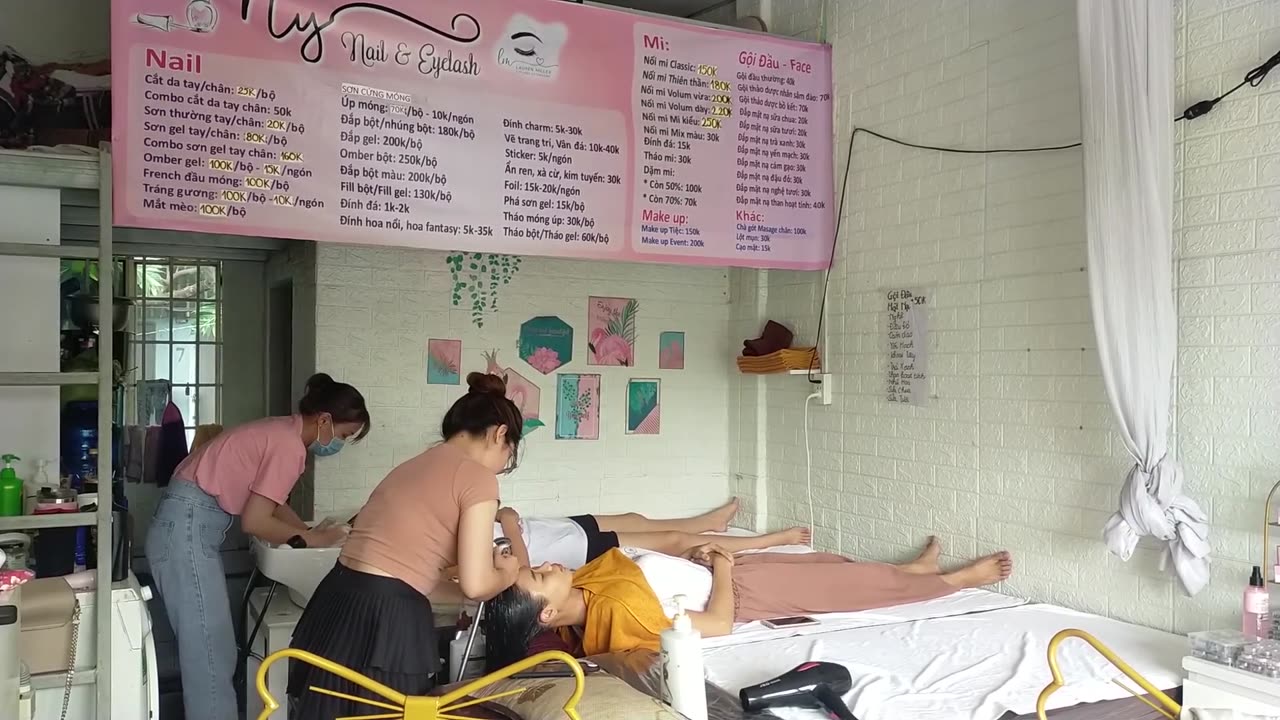 TRULY RELAX - 1 Hour Relax with Beautiful and Sexy Girl in Vietnam Barbershop