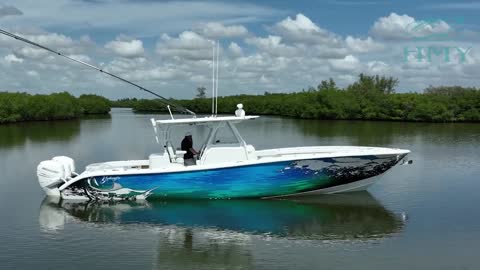 2016 39 Yellowfin Grander Blue