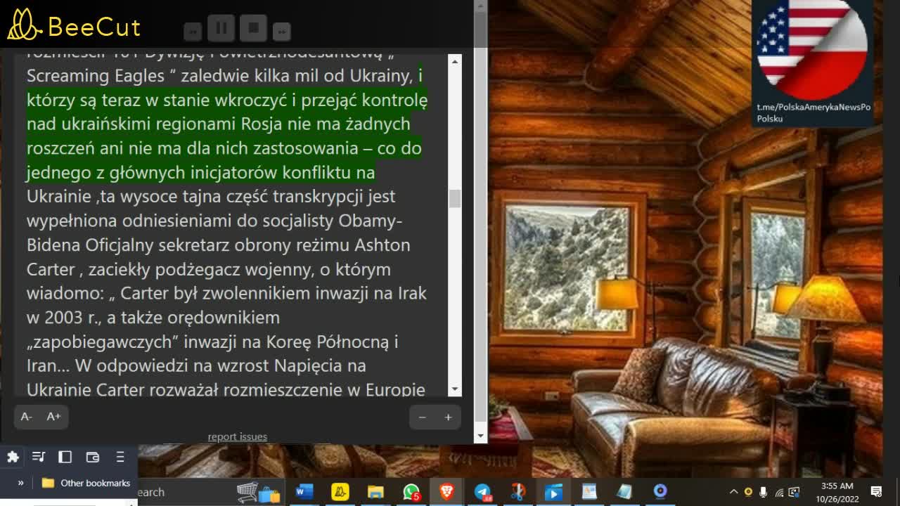 26 października 2022❌Szef obrony Pentagonu popełnił samobójstwo, aby powstrzymać III wojnę światową❌