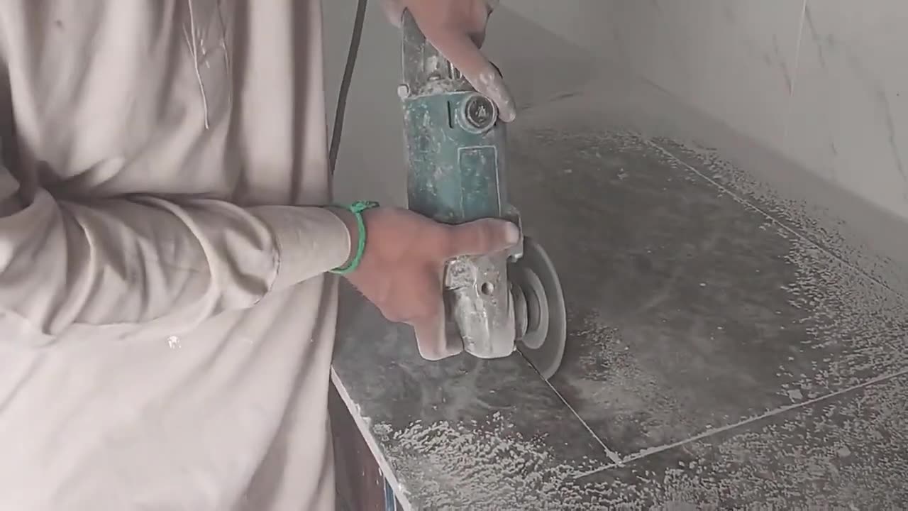 Kitchen Marble Countertop and Sink Bowl Installation