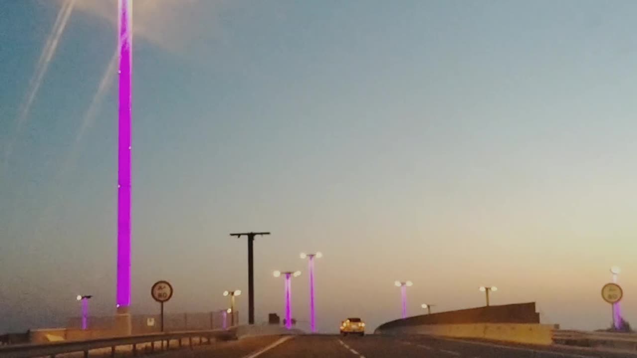 Qatar airport road 🛣️