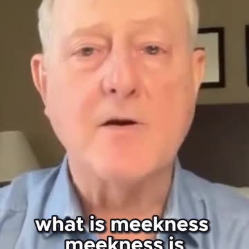 This is the true definition of meekness.