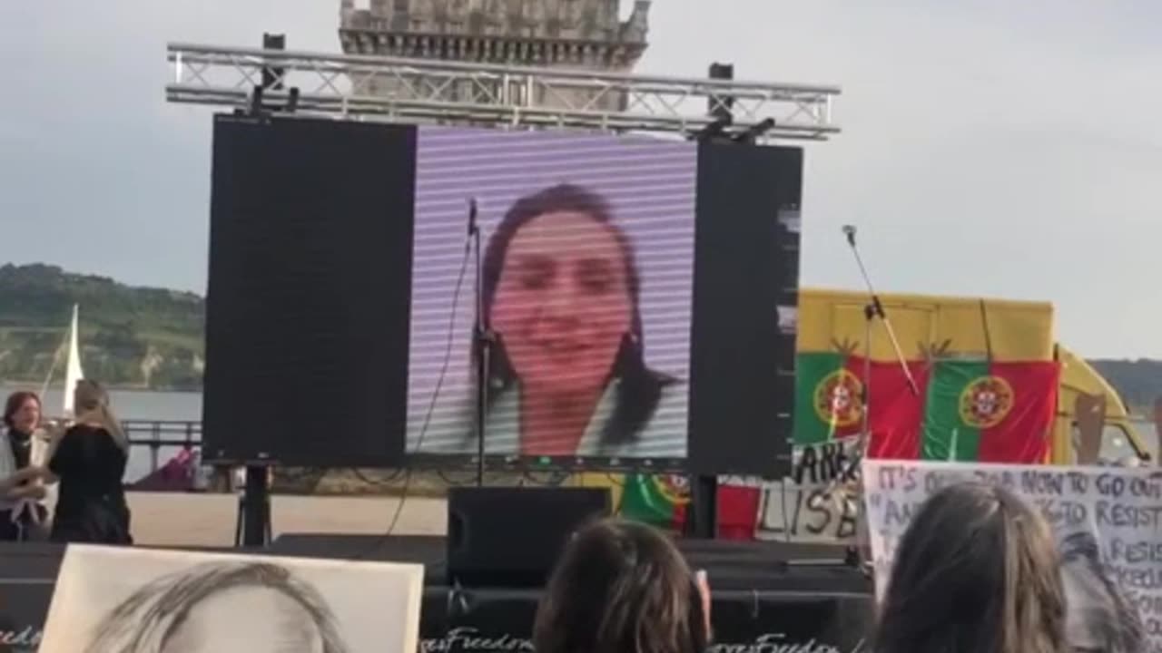 Dra Maria de Oliveira na manif We Are Ready - Global Walk Out mai23