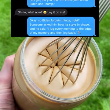 Texting joke 1 about President Biden and Trump