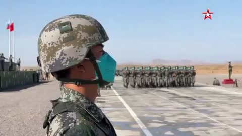 Opening Ceremony of The 'Sibu-Interaction 2021' Sino-Russian Exercise