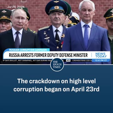 Russia Arrests Former Deputy Defense Minister