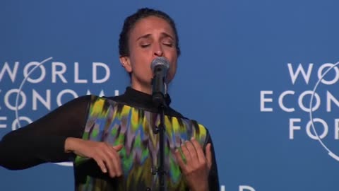 This is what passes for entertainment at the World Economic Forum