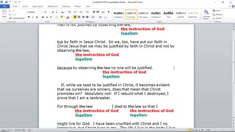 The Law Part 1